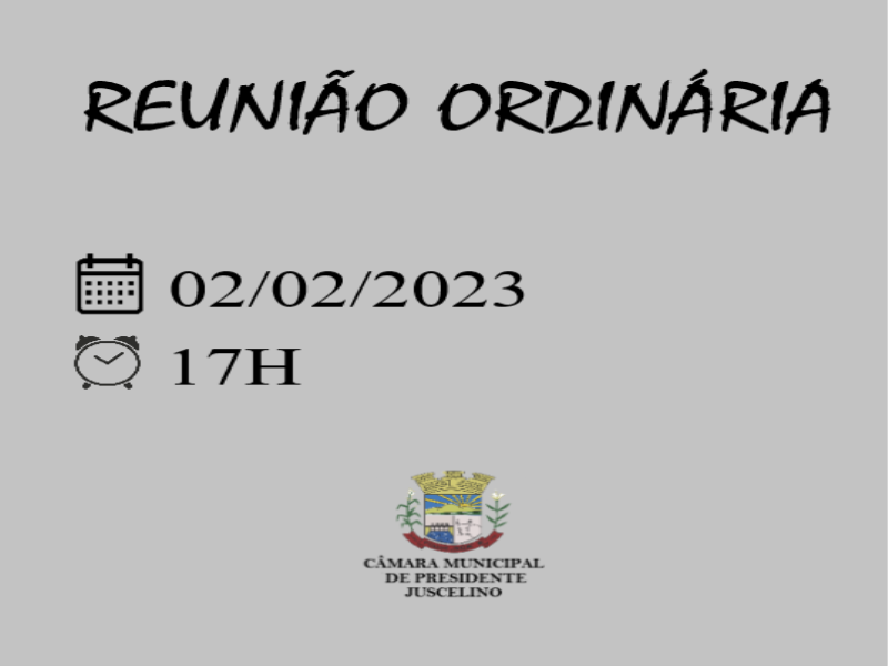 Reunião Ordinária
