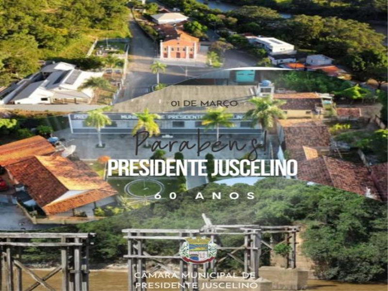 Parabéns Presidente Juscelino